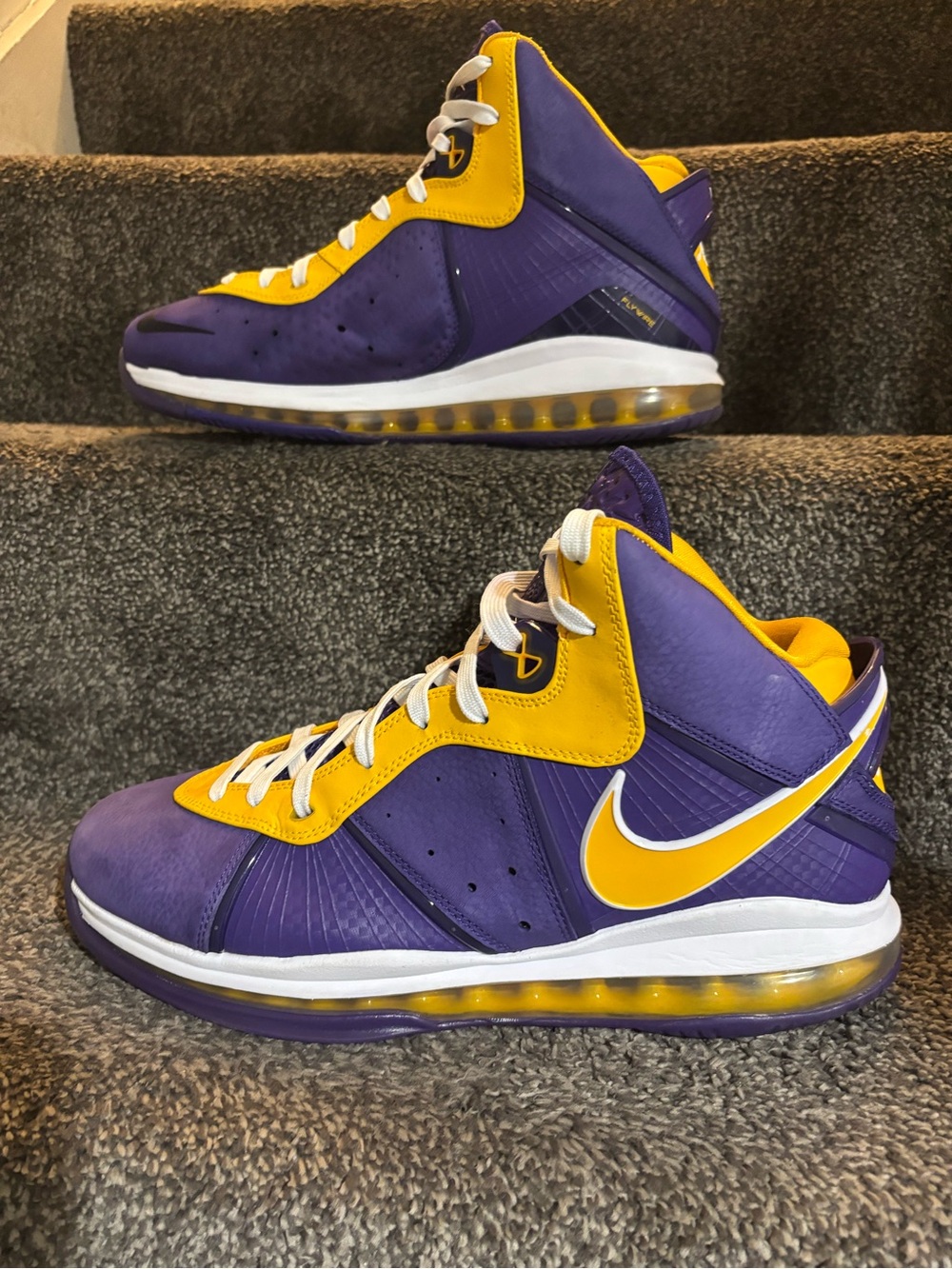 Nike LeBron 8 Lakers excellent condition